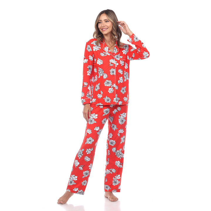 Long Sleeve Floral Pajama Set