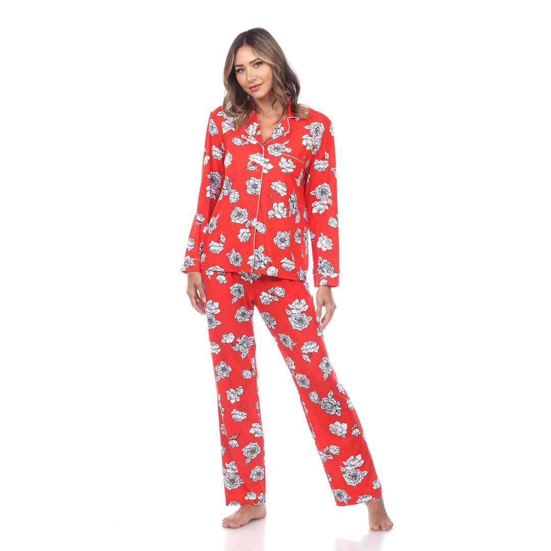 Long Sleeve Floral Pajama Set