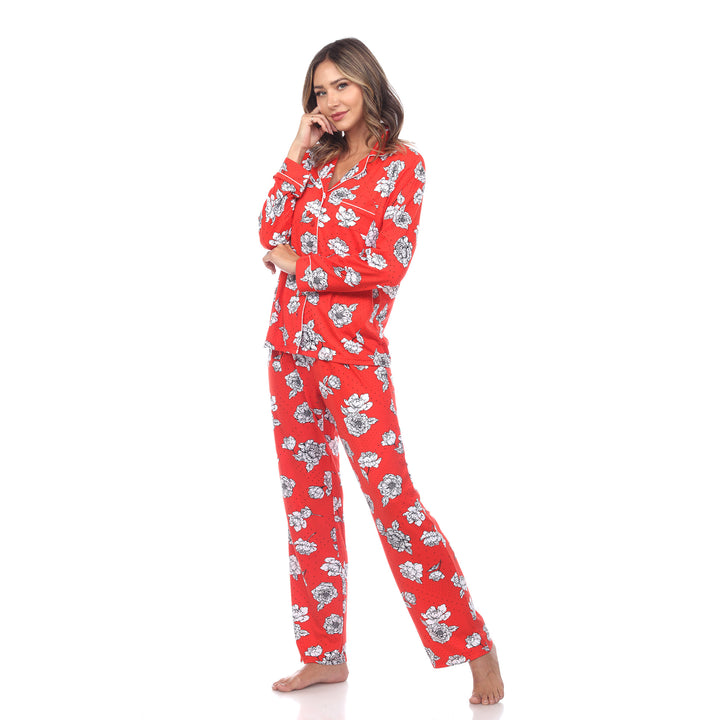 Long Sleeve Floral Pajama Set