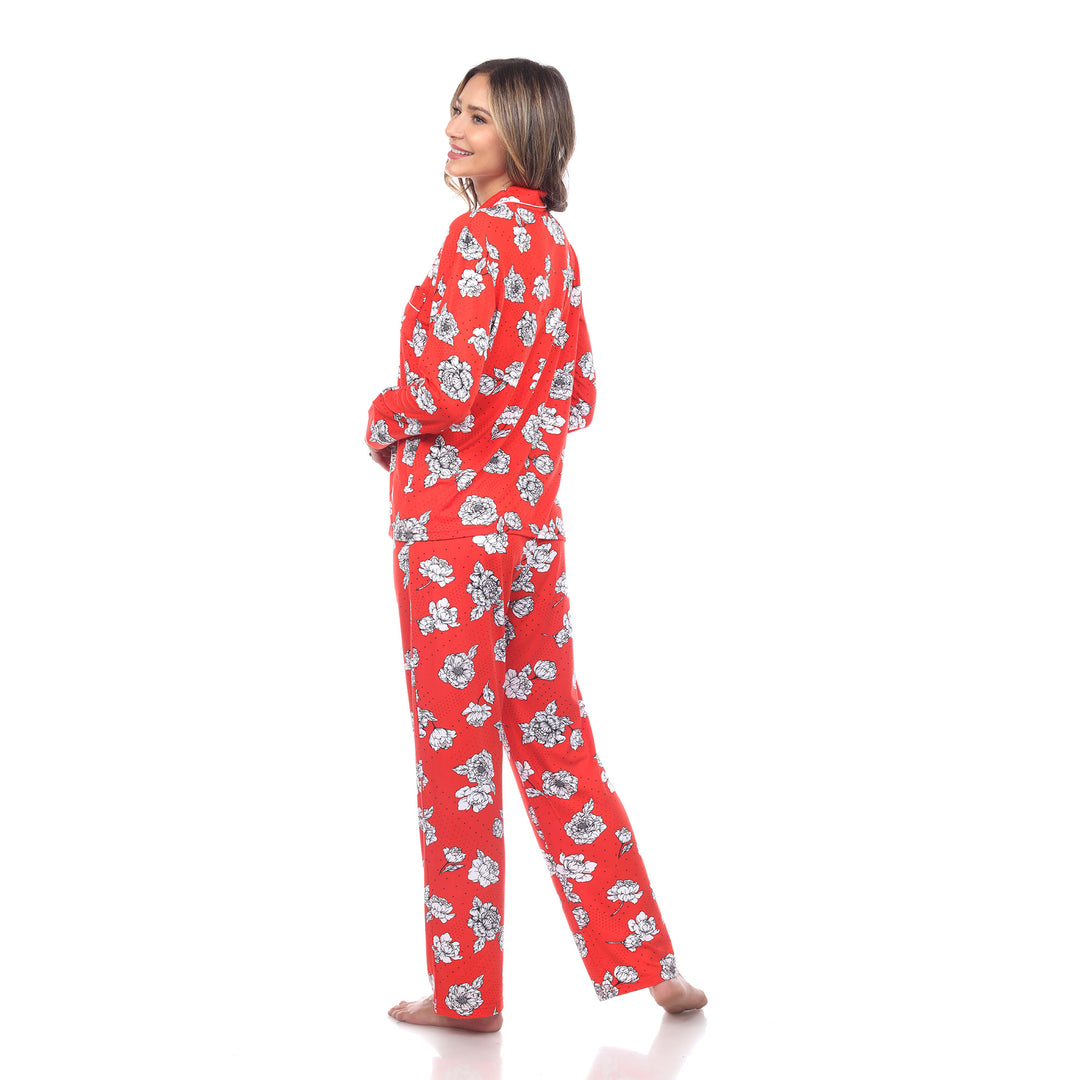 Long Sleeve Floral Pajama Set