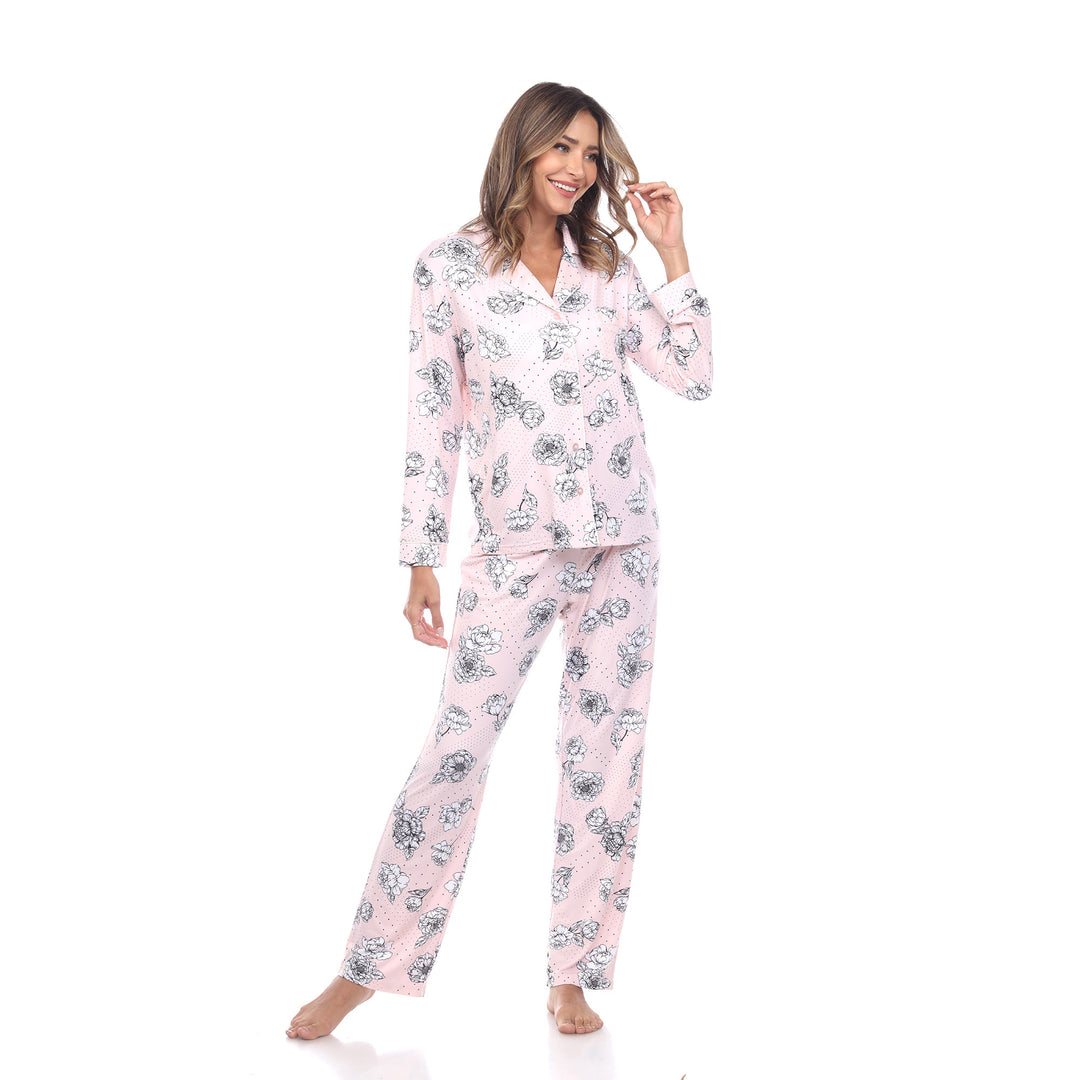 Long Sleeve Floral Pajama Set