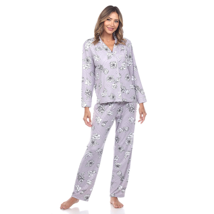 Long Sleeve Floral Pajama Set