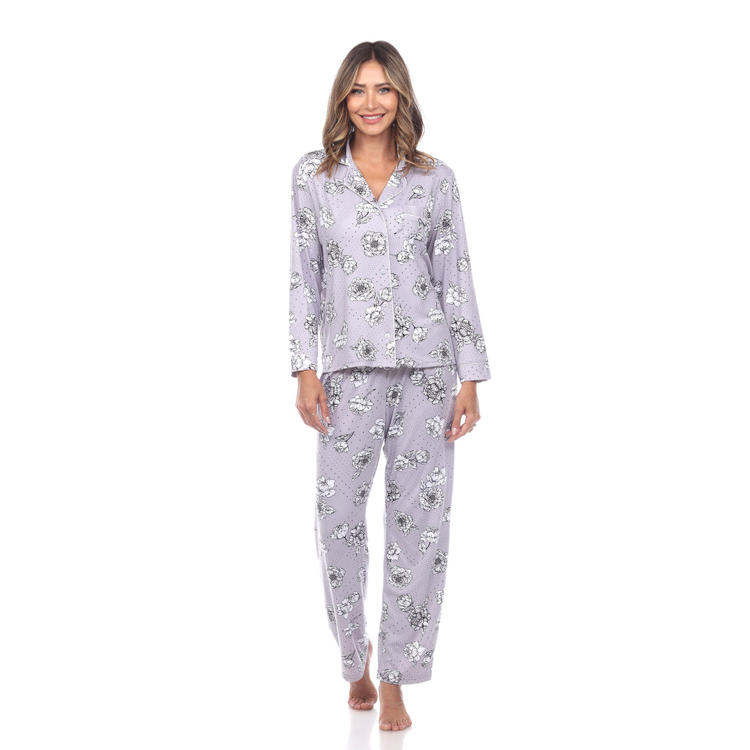 Long Sleeve Floral Pajama Set