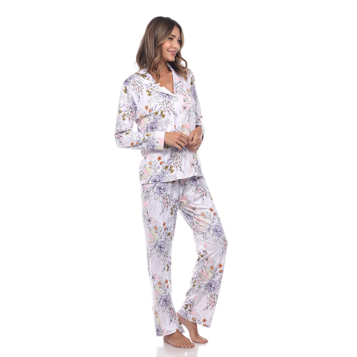 Long Sleeve Floral Pajama Set