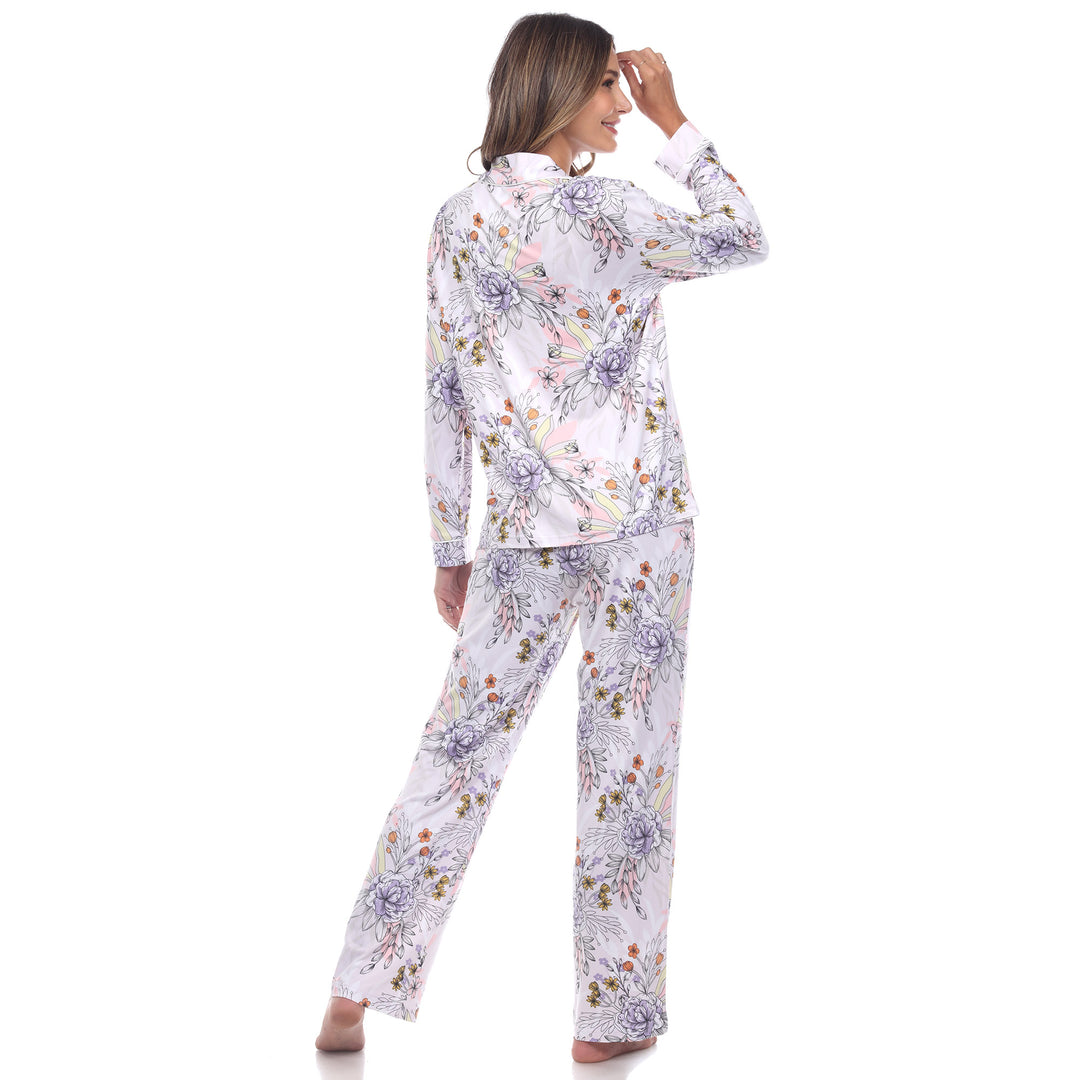 Long Sleeve Floral Pajama Set