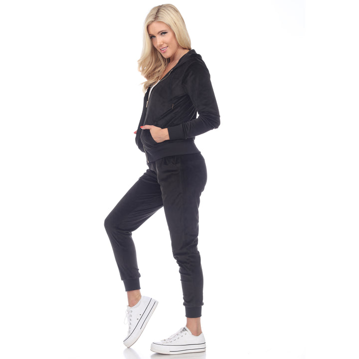 2 Piece Velour Tracksuit Set