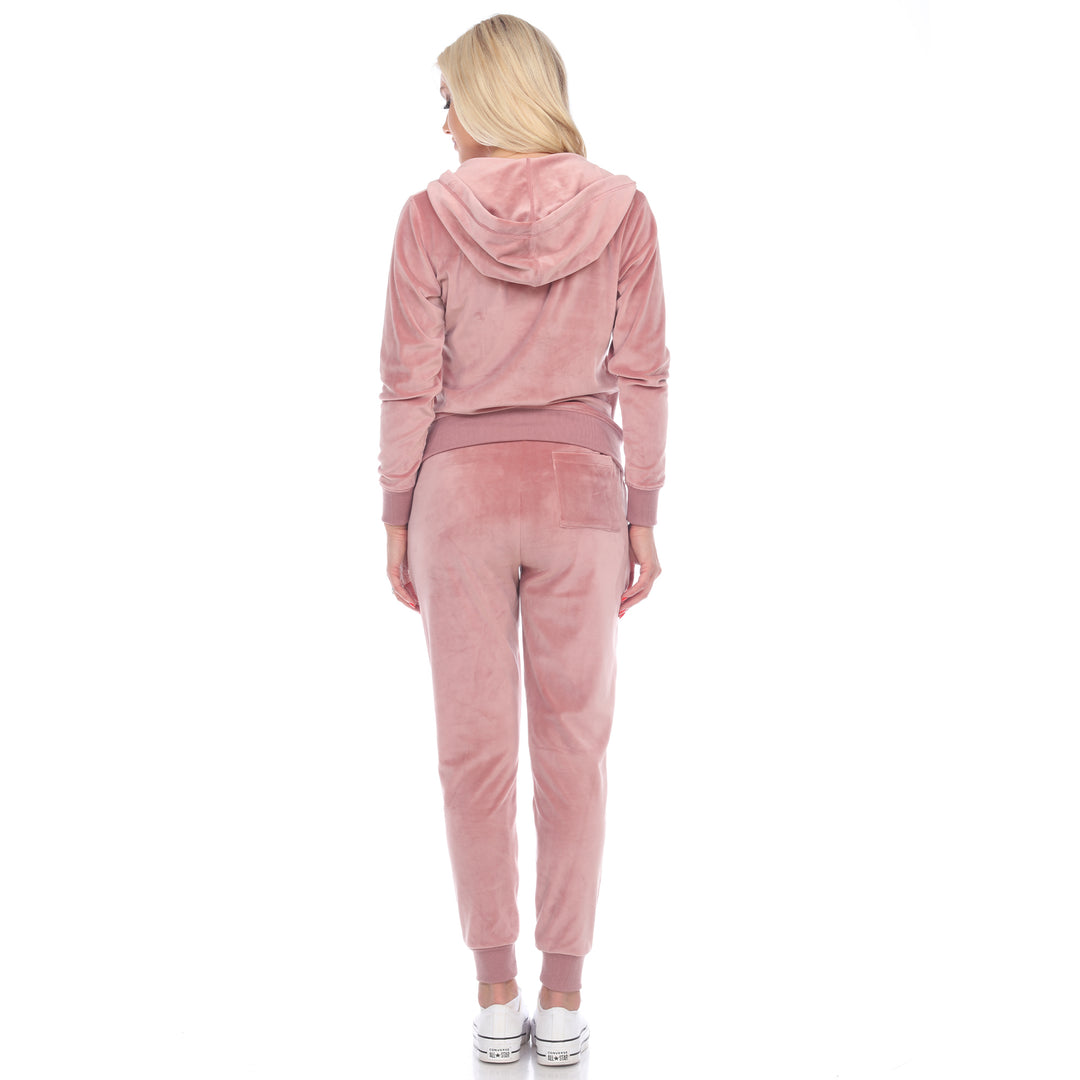 2 Piece Velour Tracksuit Set