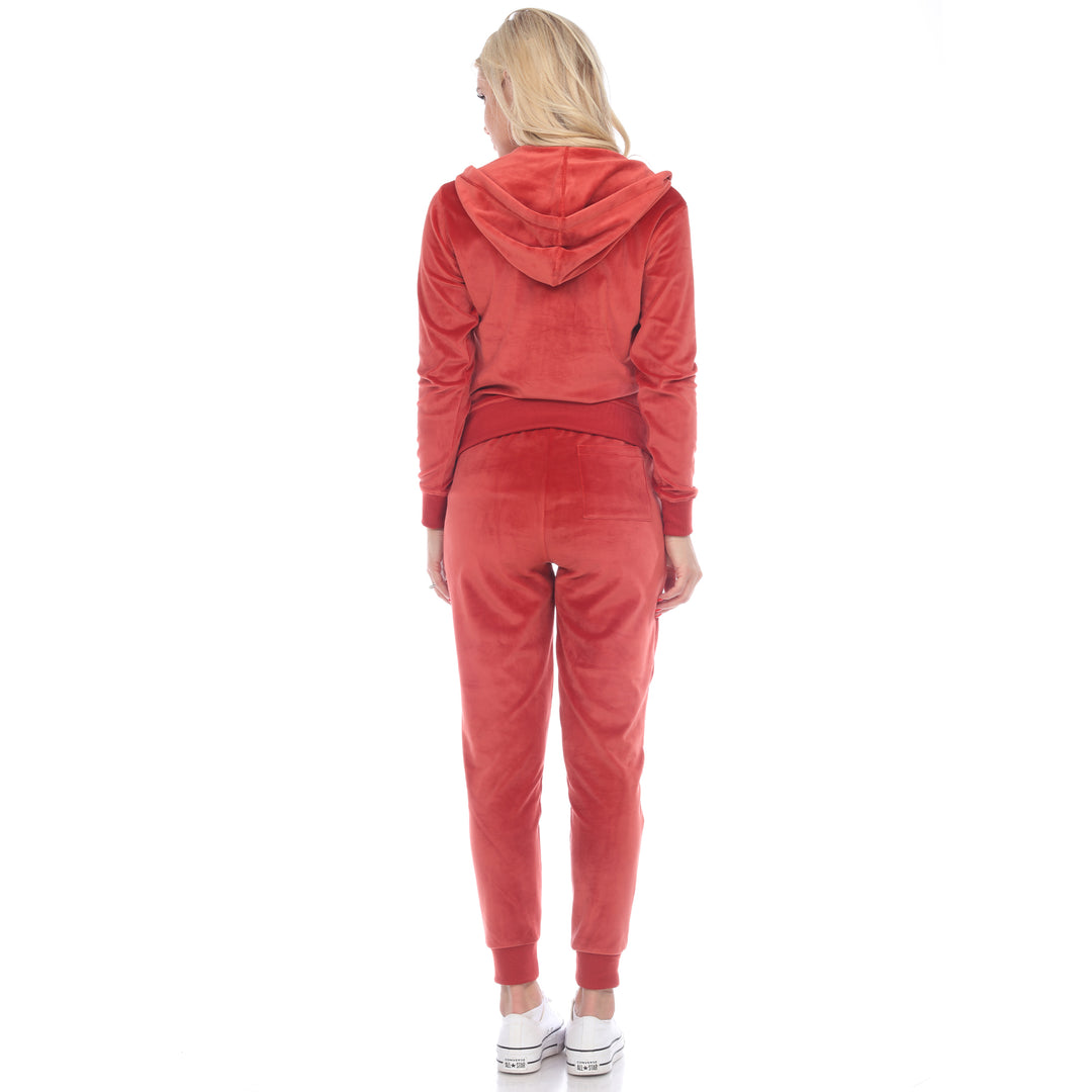 2 Piece Velour Tracksuit Set