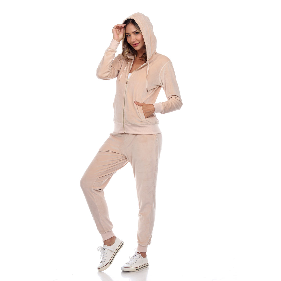 2 Piece Velour Tracksuit Set