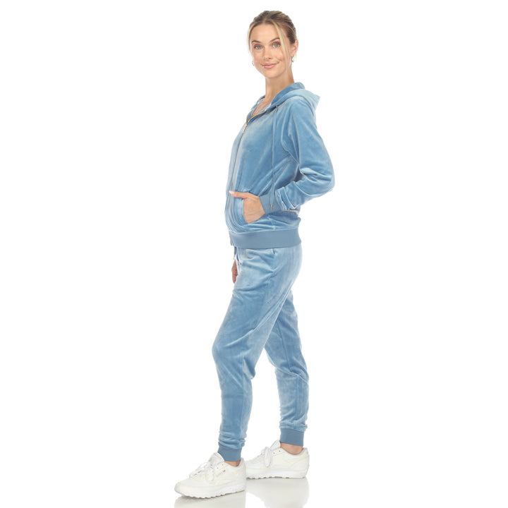 2 Piece Velour Tracksuit Set