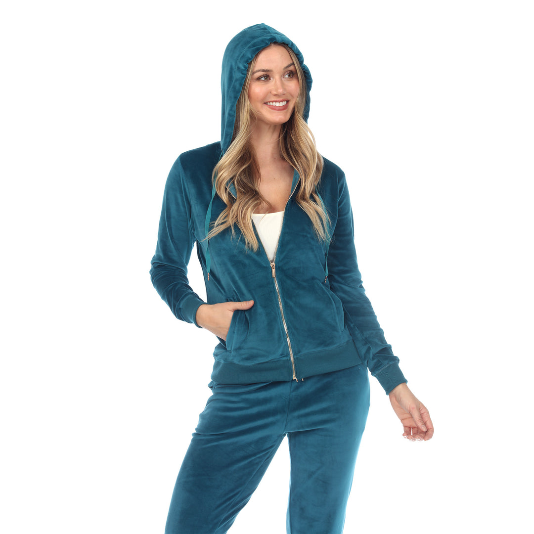 2 Piece Velour Tracksuit Set