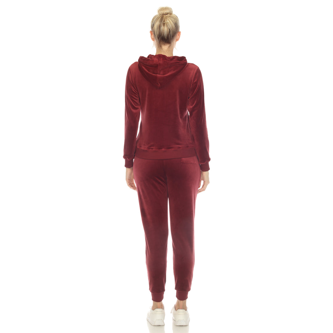 2 Piece Velour Tracksuit Set