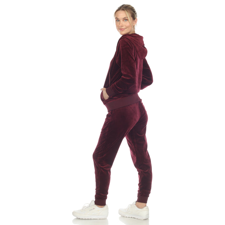 2 Piece Velour Tracksuit Set