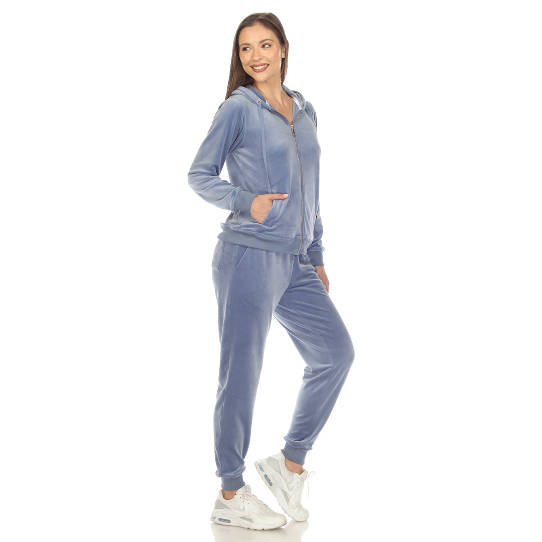 2 Piece Velour Tracksuit Set