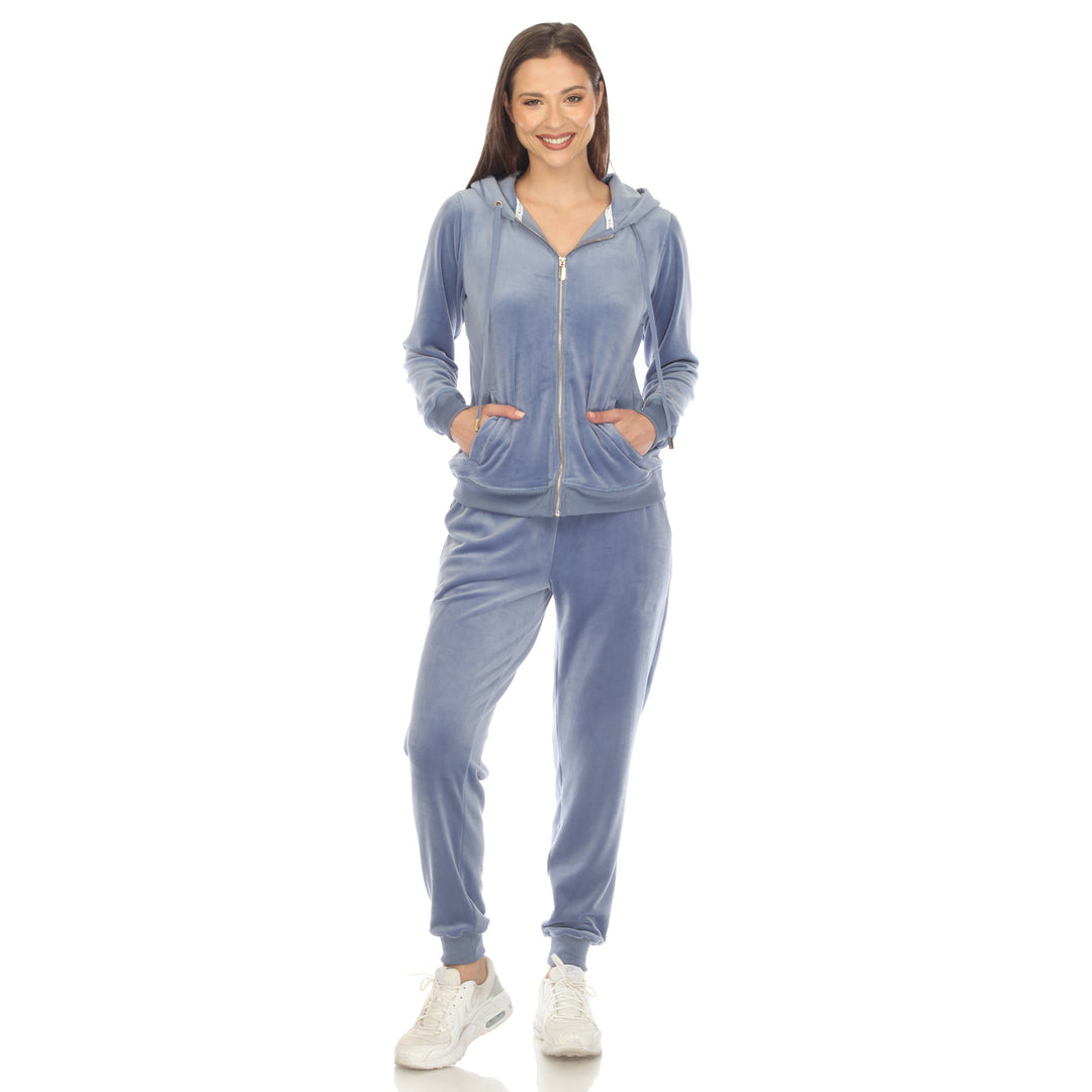 2 Piece Velour Tracksuit Set