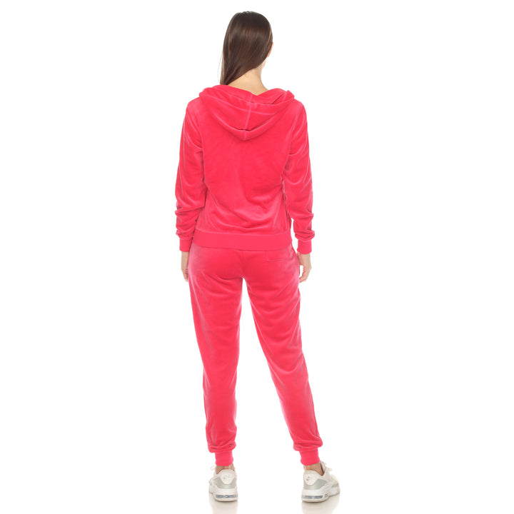 2 Piece Velour Tracksuit Set