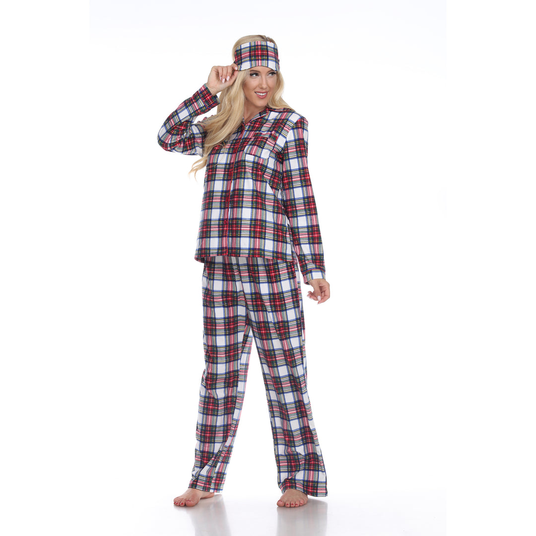 Women's Three Piece Pajama Set