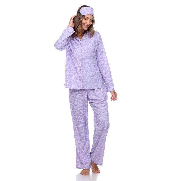 Women's Three Piece Pajama Set