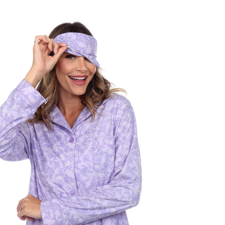 Women's Three Piece Pajama Set