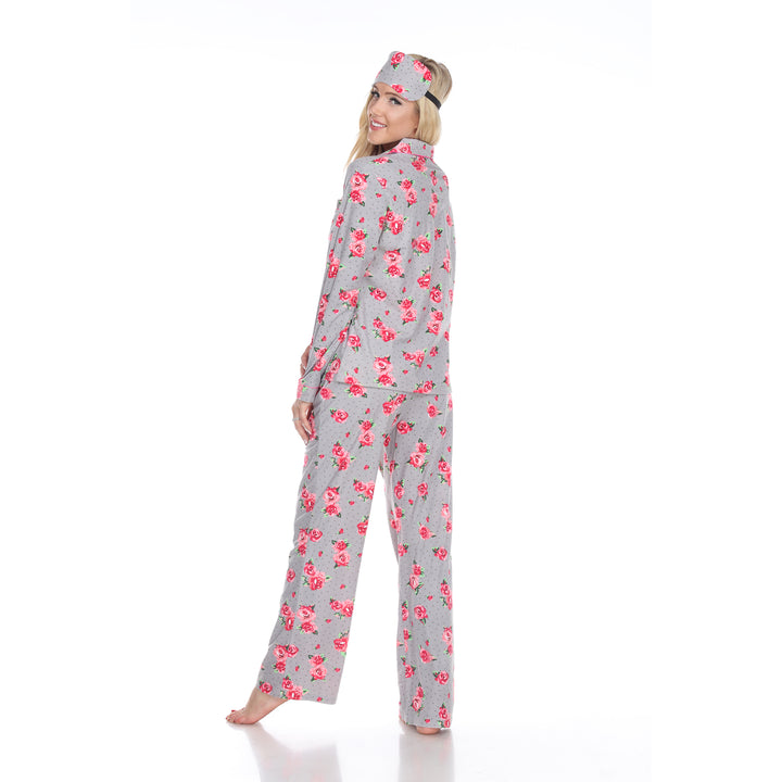 Women's Three Piece Pajama Set