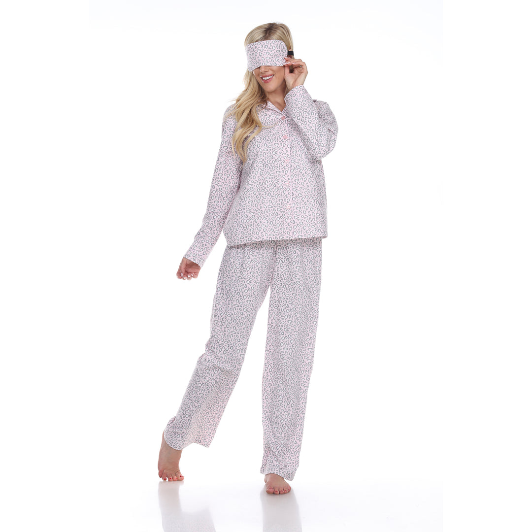 Women's Three Piece Pajama Set