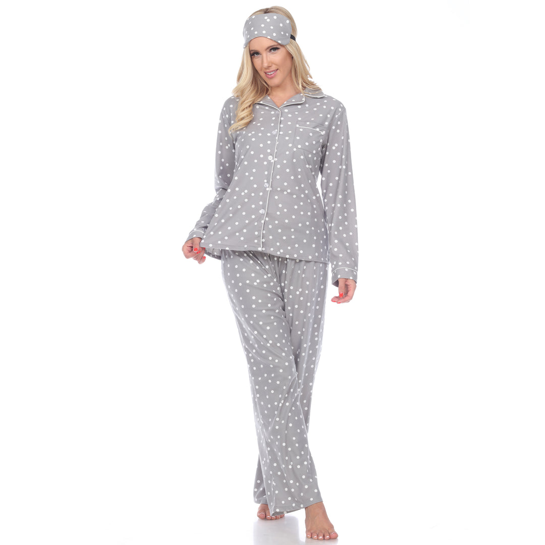 Women's Three Piece Pajama Set