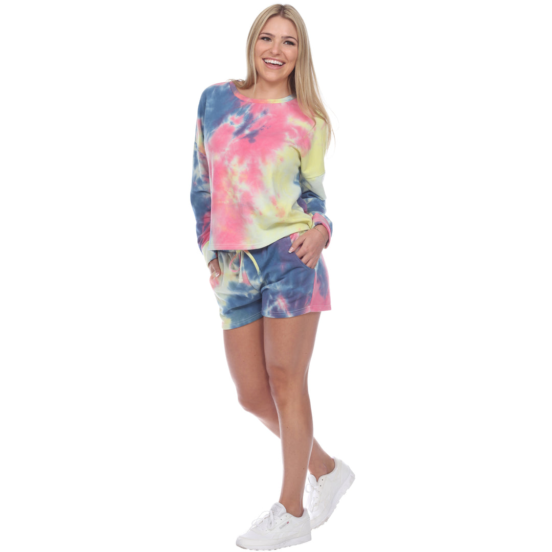 Tie Dye Lounge Top & Shorts Set