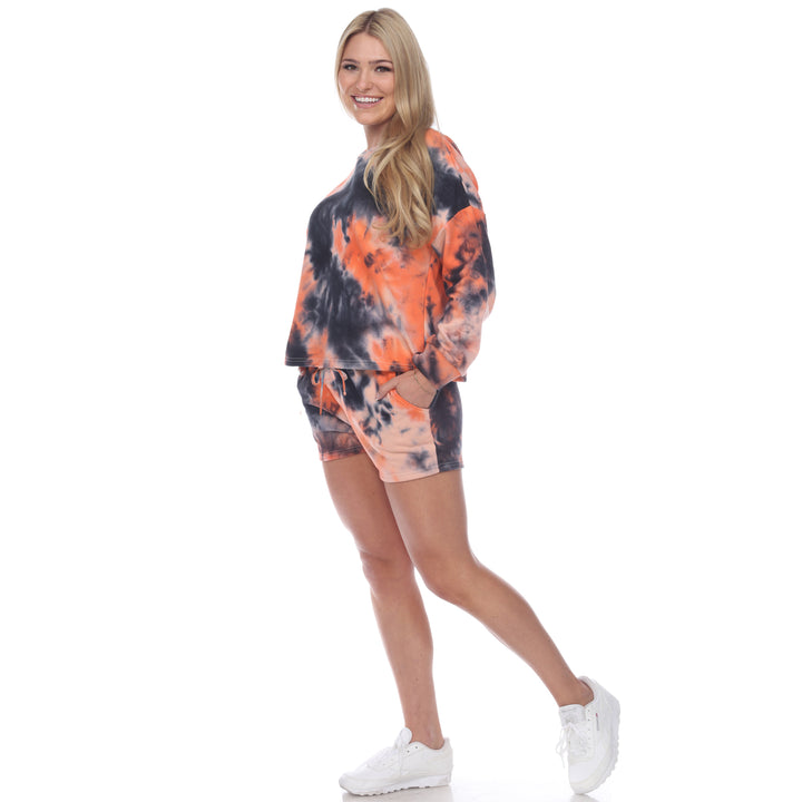 Tie Dye Lounge Top & Shorts Set