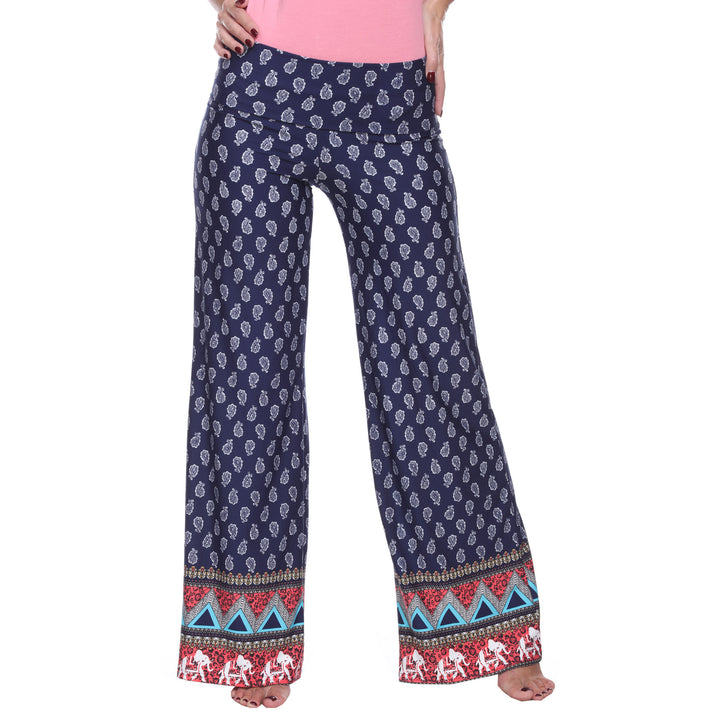 Women's Indian Paisley Palazzo Pants