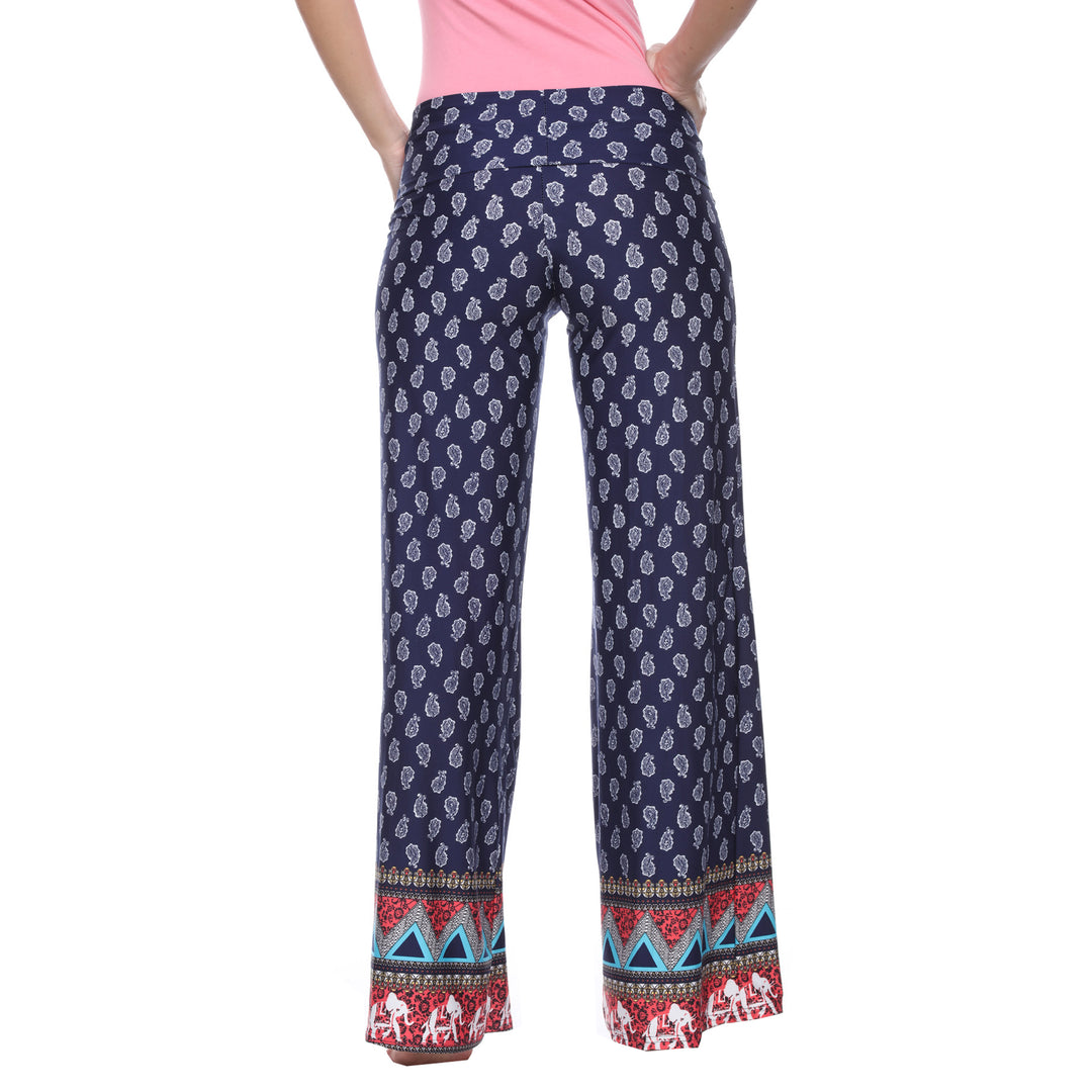 Women's Indian Paisley Palazzo Pants