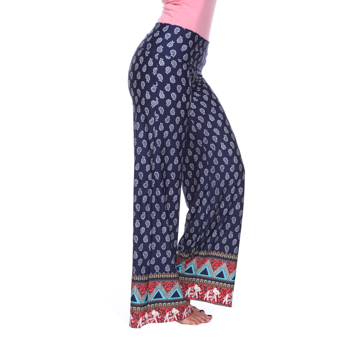 Women's Indian Paisley Palazzo Pants