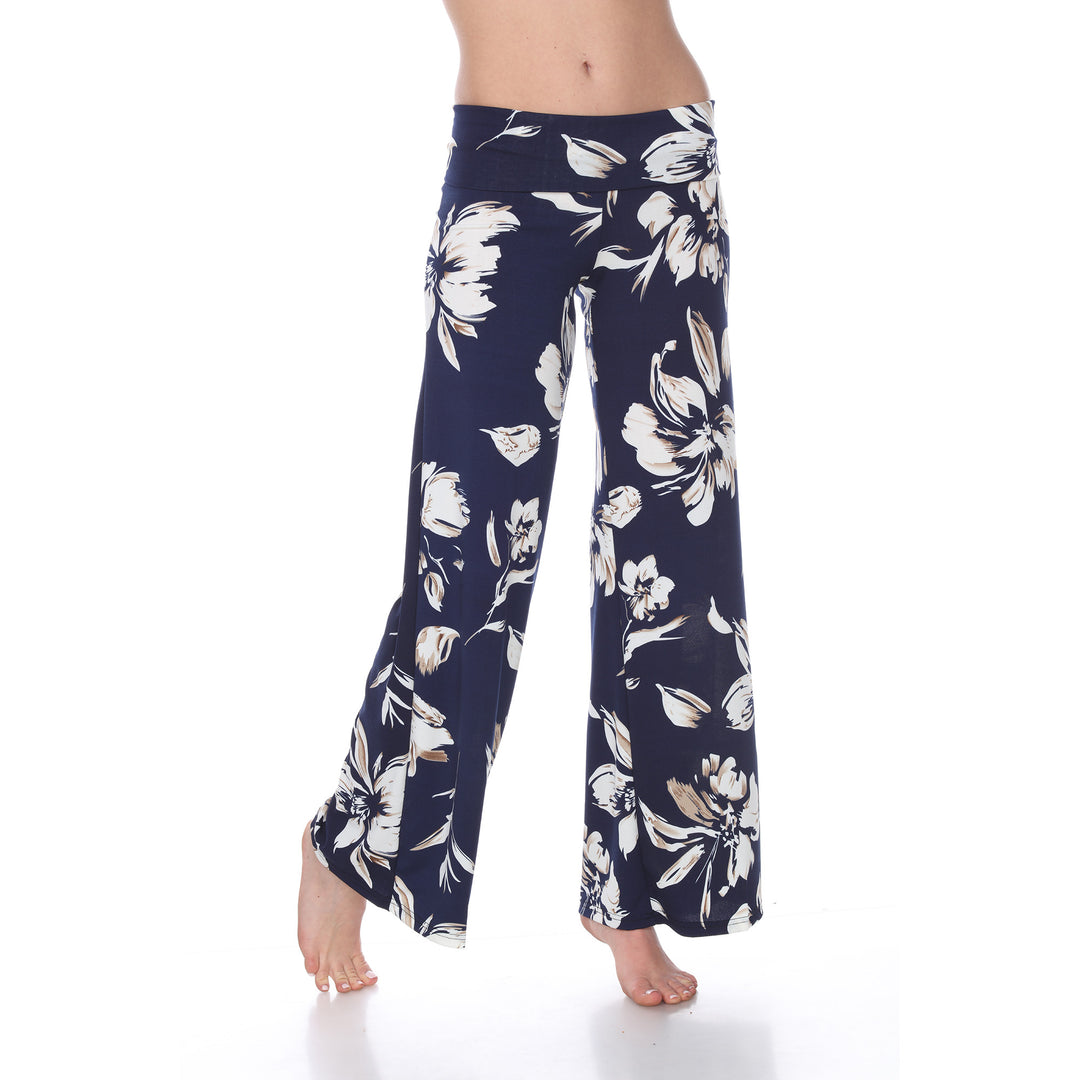 Flower Print Palazzo Pants