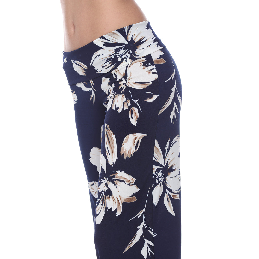 Flower Print Palazzo Pants