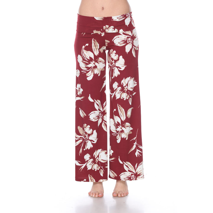 Flower Print Palazzo Pants