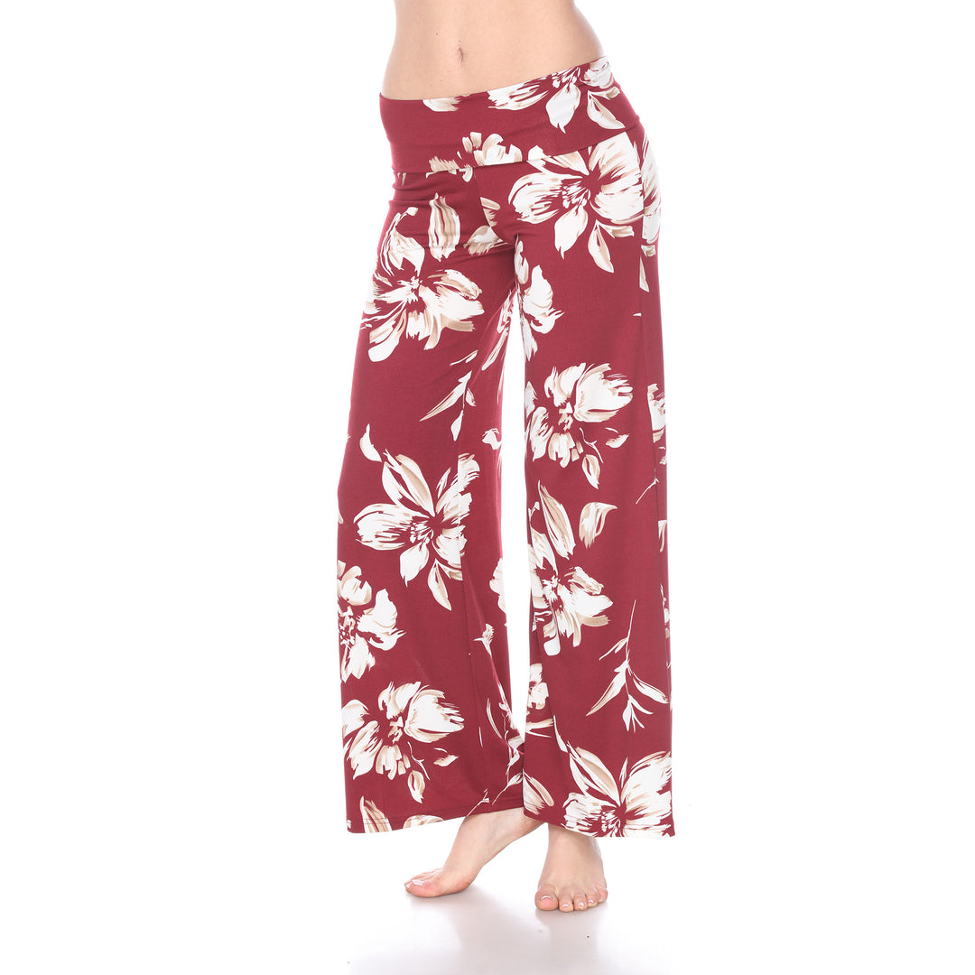 Flower Print Palazzo Pants