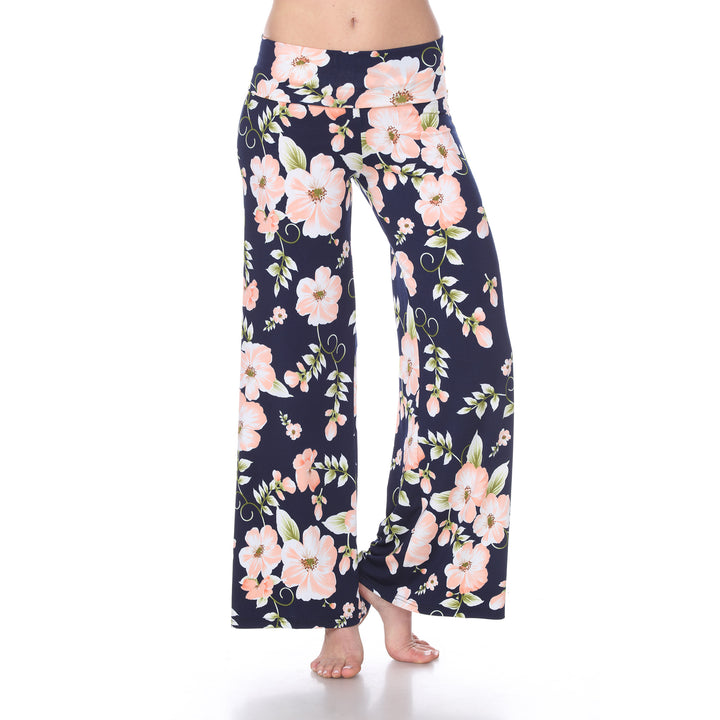 Flower Print Palazzo Pants