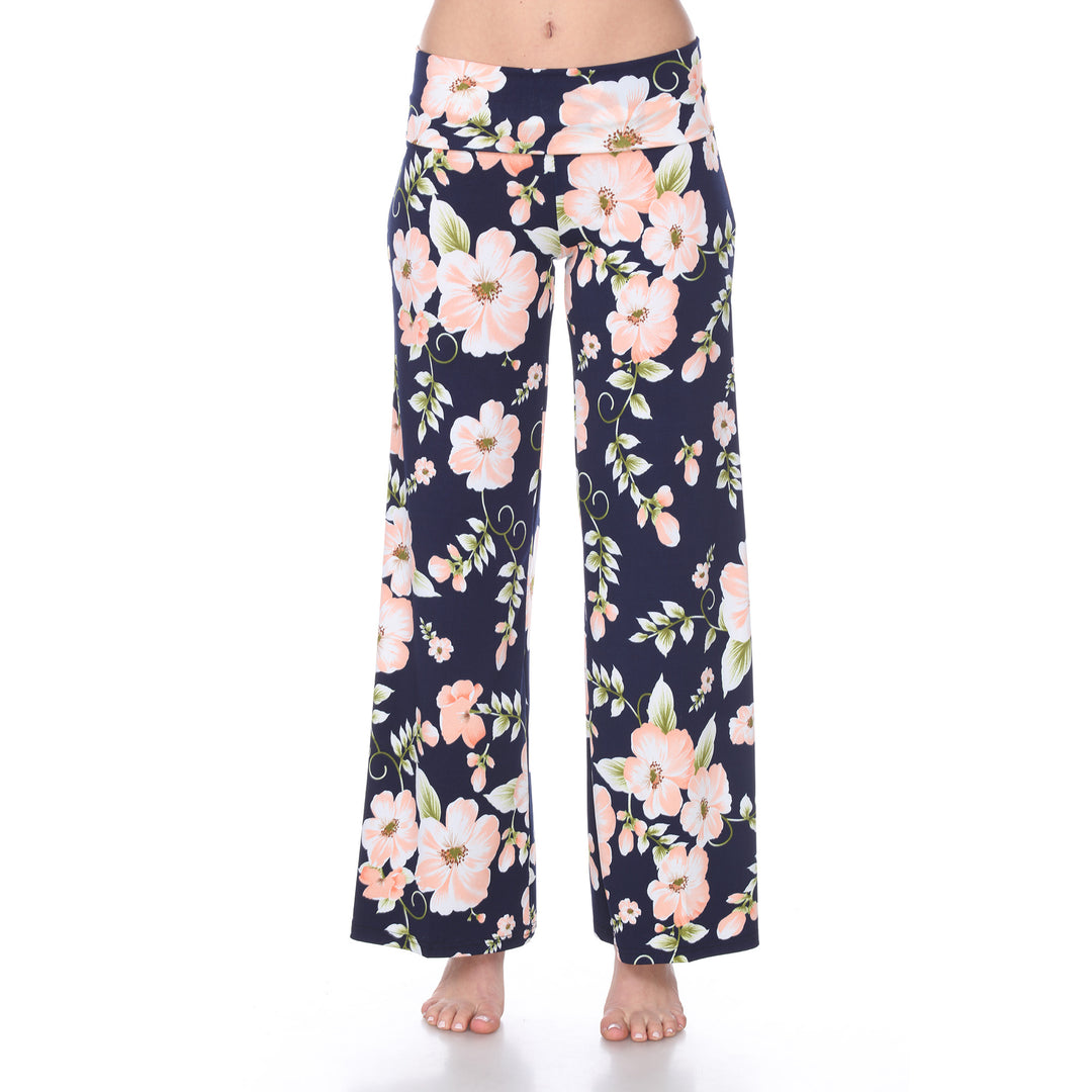 Flower Print Palazzo Pants