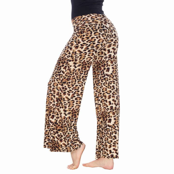 Women's Cheetah Printed Palazzo Pants