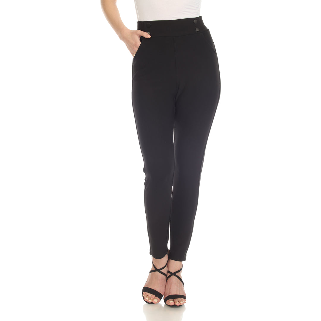 Super Soft Elastic Waistband Scuba Pants