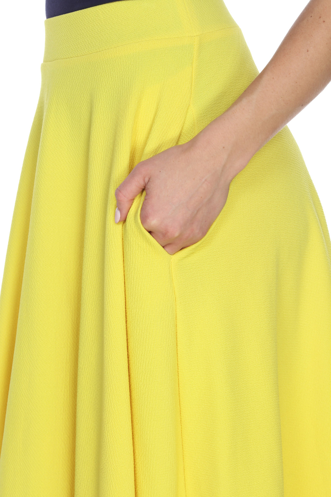 Flared Midi Skirt with pockets