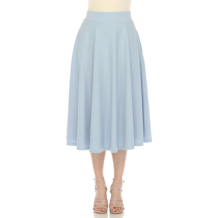 Flared Midi Skirt with pockets