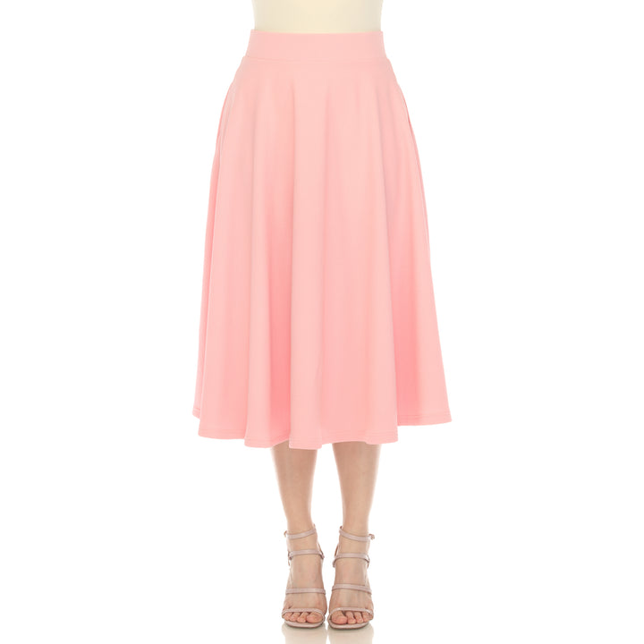 Flared Midi Skirt with pockets