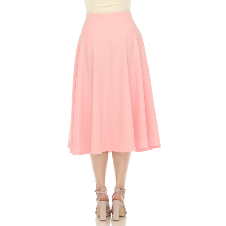 Flared Midi Skirt with pockets