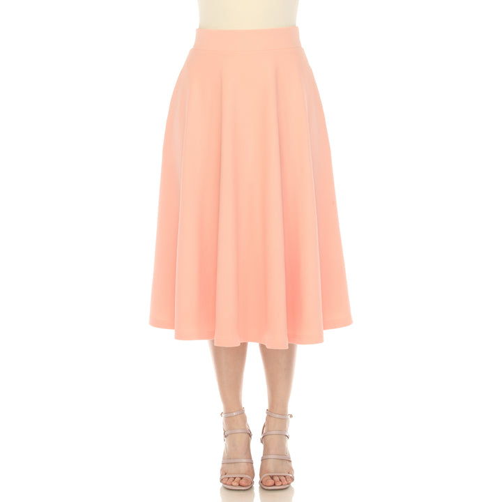 Flared Midi Skirt with pockets