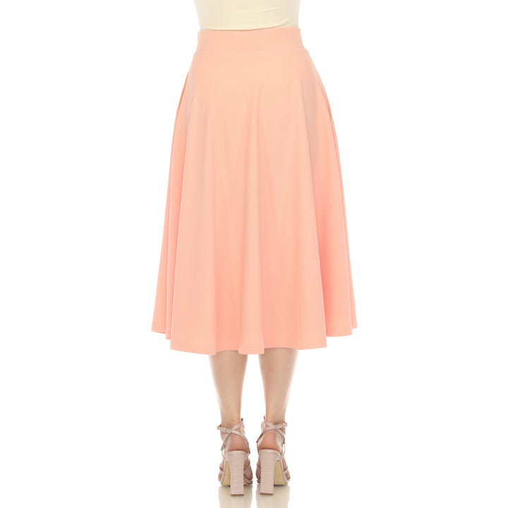 Flared Midi Skirt with pockets