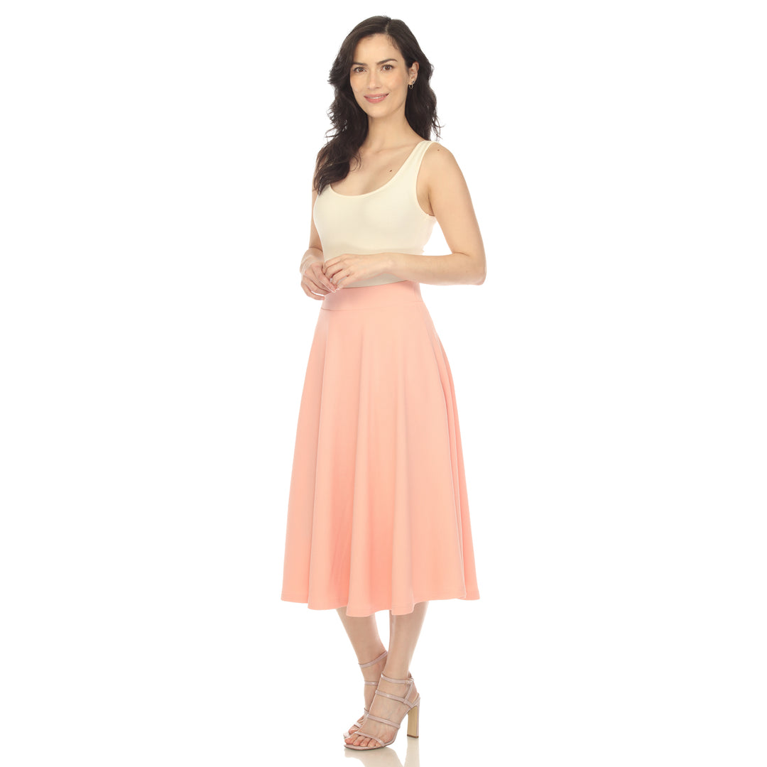 Flared Midi Skirt with pockets