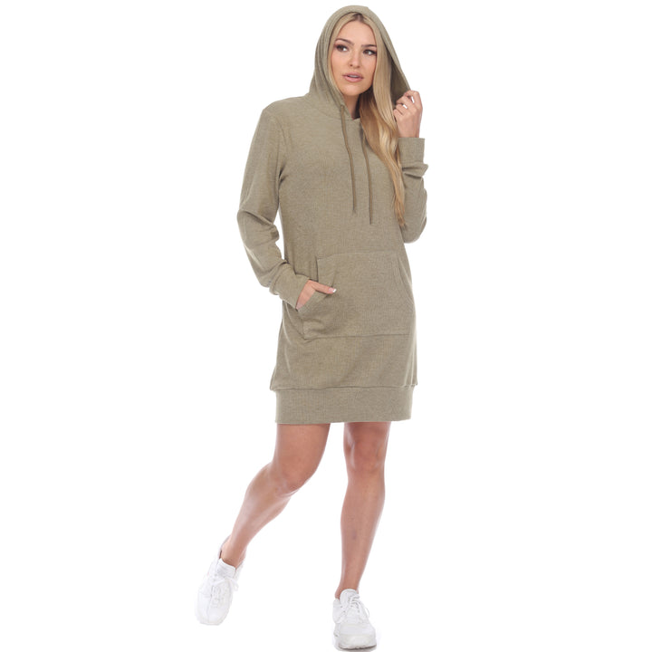 Women's Hoodie-Shirt-Dress