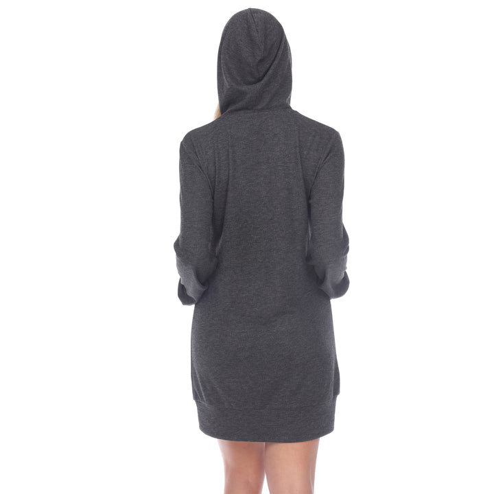 Women's Hoodie-Shirt-Dress