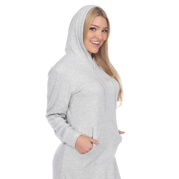 Women's Hoodie-Shirt-Dress