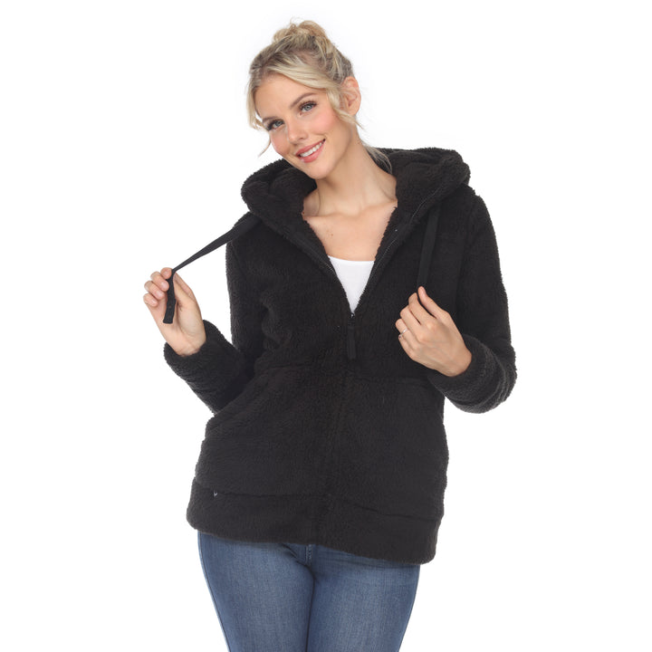 Women's Hooded Sherpa Jacket